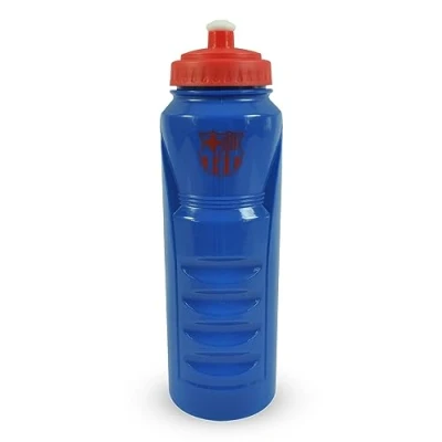 Image of Hy Pro Officially Licensed FC Barcelona 1 Litre Sports Water Bottle Barca, 1L, Reuseable, BPA Free Retractable Nozzle, Lightweight, Bottle, Leakproof
