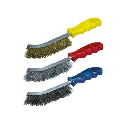 Image of wolfcraft Hand Wire Brush Set, 3 pcs. I 2138000