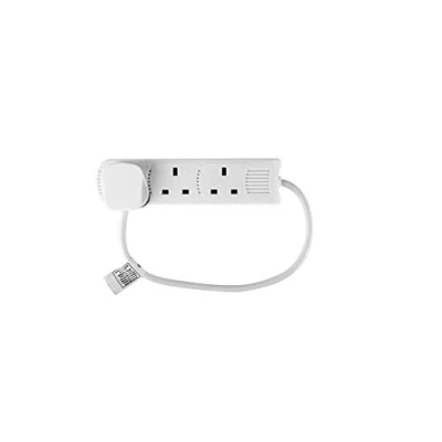 Image of STATUS Multi Plug Extension 3 Socket Cable 0.5m Lead 3WS0.5M20 White