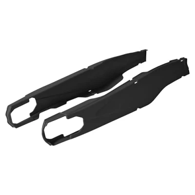 Image of Polisport KTM Swingarm Protectors EXC EXCF 2012 2022, Black Motocross4u