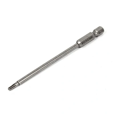 Image of sourcing map 100mm Long 1/4&quot; Hex Shank T10 Magnetic Torx Security Screwdriver Bits