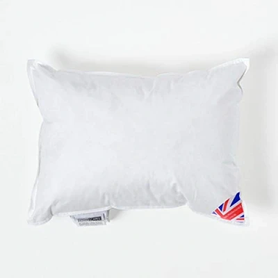 Image of HOMESCAPES Luxury Duck Feather Cushion Inserts 30cm x 40cm (12 16) Perfect Bounce Back and Down Proof Cover, Generously Filled Inner Pads Fillers, Hypoallergenic, RDS Certified, Machine Washable