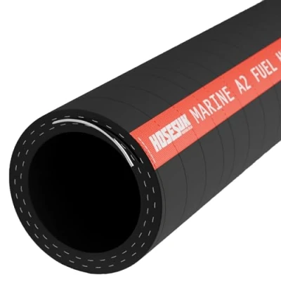 Image of 51mm Rubber Marine Fuel &amp; Oil Diesel Exhaust Hose ISO7840 1 Metre