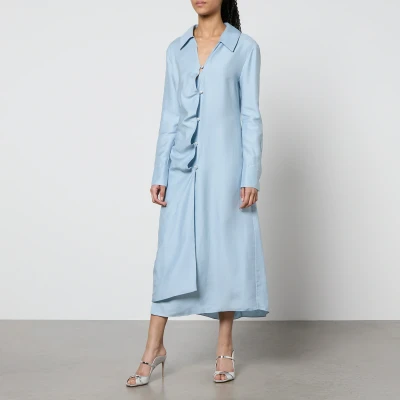 Image of Stine Goya Spencer Shirt dress, Women&#039;s, Size: Medium, Grey dawn