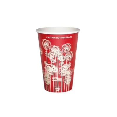 Image of Paper Vending Cup 9oz 25cl Swirl Design (Pack of 1000) HHPAVC09A