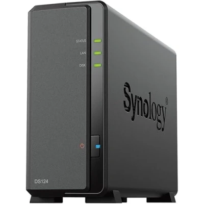 Image of Synology DS124 16TB 1 Bay NAS Solution installed with x 16 HAT3300 Drives
