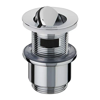 Image of Wirquin 30723427 Designer Basin Plug with Overflow Chrome