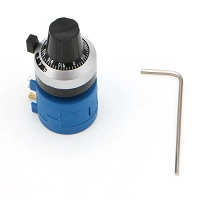 Image of QIYUE 3590S 2 102L 1K Ohm Rotary Potentiometer Pot 10 Turn With Counting Dial By LIUXIA