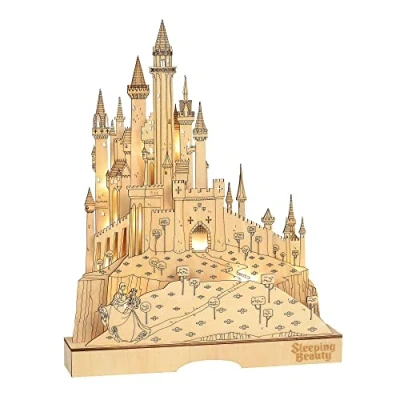 Image of Enesco Disney Sleeping Beauty Castle centerpiece Figurine, Brown, 14.57 Inch, 6004499