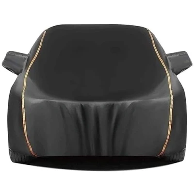 Image of Car Cover For Smart Fortwo 451 453 Waterproof Windproof Custom Tarpaulin Snow Rain Uv Protection Full (Color : Black, Size Fortwo451)