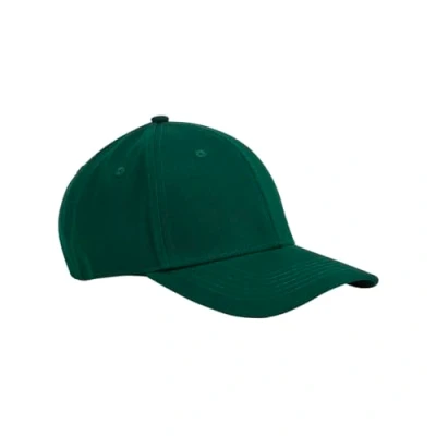 Image of Beechfield Bottle Green EarthAware Classic Cap Sun Hat, Baseball Caps Mens and Womens, Running Cap, Tennis Sports Hat 100% Organic Cotton Twill
