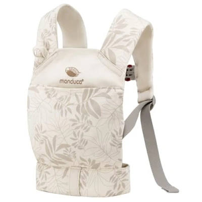 Image of manduca DollCarrier Doll Carrier for Toddlers from 18 Months Accessories Boys and Girls Carrying Cuddly Toys Dolls (BotanicVanilla)