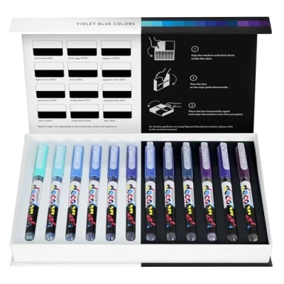 Image of Karin Pigment DecoBrush Brush Marker Pen, Violet Blue, One Size, KAR29C5
