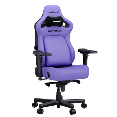 Image of ANDASEAT Kaiser 4 Series Premium Gaming Chair XL, Zen Purple, Purple,Black