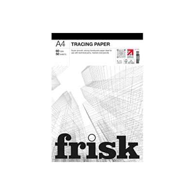 Image of Frisk Tracing Paper Pad A4 60gsm,Transparent