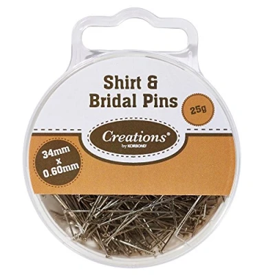 Image of KORBOND Creations Shirt and Bridal Pins, Silver, One Size