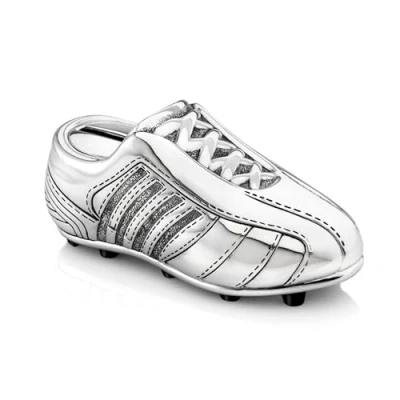 Image of Zilverstad 6256261 Money Box Football Boot Design Tarnish Resistant Silver Plated 13.5 x 4.2 5 cm