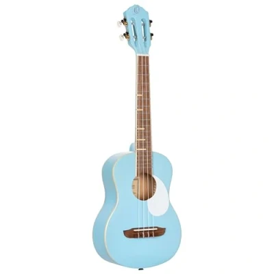 Image of Ortega Guitars Tenor Ukulele blue Gaucho Series includes Gig Bag Agathis wood (RUGA SKY)