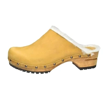 Image of Sanita &#039;Hese&#039; Winter Clog in Mustard (450401) 41