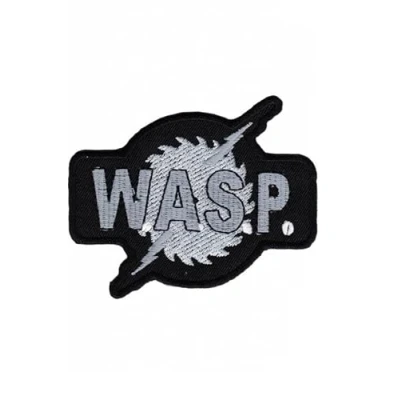 Image of Wasp Metal Band Patch Badge Embroidered Iron on Applique Accessory