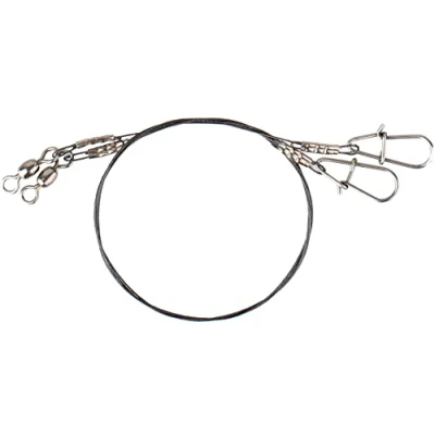 Image of Savage Gear 1X7 Titanium Spin Trace Predator rig 35cm (0.40mm) (15kg) (2 pieces)