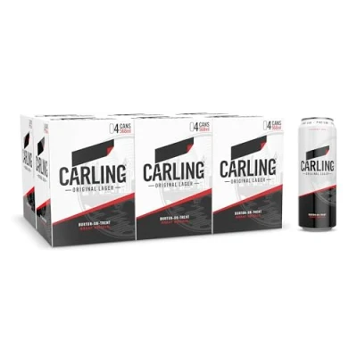 Image of Carling Original Lager Beer Pint Cans (24 x 568 ml)