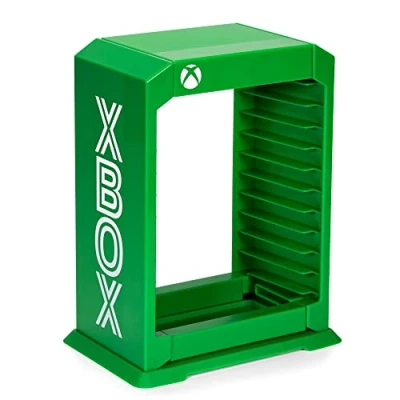 Image of Numskull NS2733 Official Premium Storage Tower, Stand Series X S and Xbox One Holder Stores 10 Games or Blu Ray Cases, Multicolour