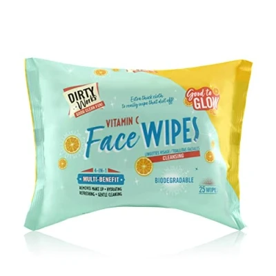 Image of Dirty Works Face Wipes 4 in 1,White