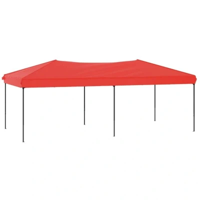 Image of vidaXL Folding Party Tent Red 3x6 m