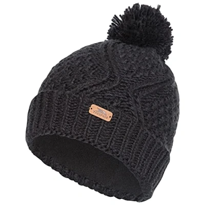 Image of Trespass Womens Pom Hat Knitted Beanie Super Soft Zyra