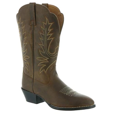 Image of Ariat Women&#039;s Heritage Western Boot Medium Toe Distressed 9.0 CMF US