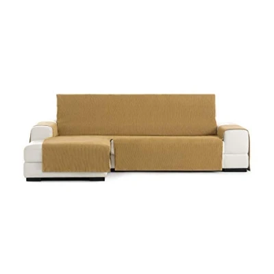 Image of Eysa Waterproof and Breathable Sofa Cover, 65% polyester 35% cotton, Yellow, 240 cm