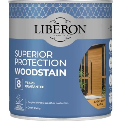 Image of Liberon Superior Protection 8 Year Woodstain 750ml Tough and Durable (Light Oak)