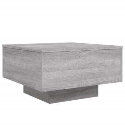 Image of vidaXL Modern Coffee Table in Grey Sonoma Versatile Side or Telephone for Living Room and Office, Made of Durable Engineered Wood