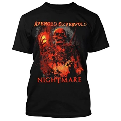 Image of Avenged sevenfold, Inner Rage, men&#039;s band t shirt  Black Small