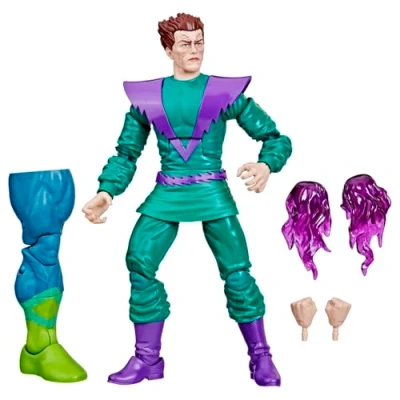 Image of Marvel Hasbro Legends Series: Molecule Man Classic Comic Action Figure (6)