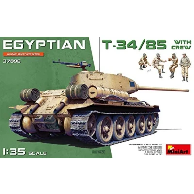 Image of Miniart MIN37098 MIA37098 Elephant 1:35 Egyptian T 34/85 w/Crew, Various