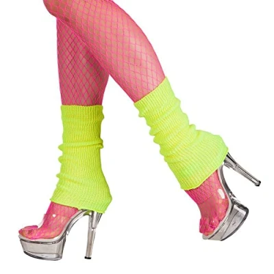 Image of Boland 1756 Leg Warmers Adult Neon Orange, One Size