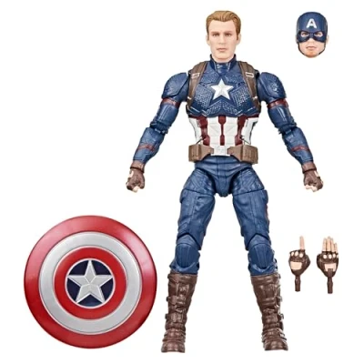 Image of Marvel Legends Series Captain America, Avengers: Endgame Collectible 15 cm Action Figure