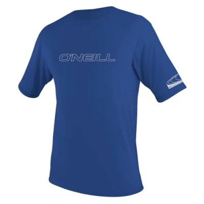 Image of O&#039;Neill Men&#039;s Basic Skins Short Sleeve Sun Shirt Pacific, M Blue
