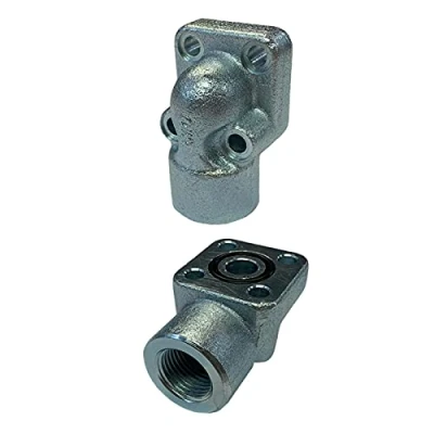 Image of Galtech Hydraulic Pump Flange 90░ Elbow Port, 40mm PCD, 3/4&quot; BSP, For Port Connections Type &#039;T&#039;