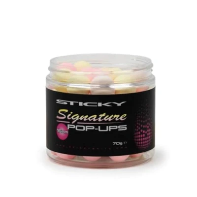 Image of Sticky Baits Signature Pop Ups Mixed Colours 70g Tub: 12mm