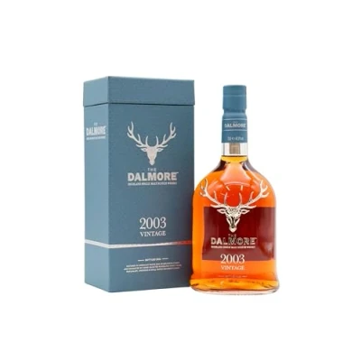 Image of Dalmore Highland Single Malt Vintage 2003 18 year old Whisky 70cl 46.9% ABV