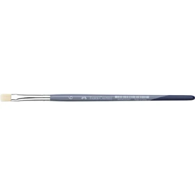 Image of Faber Castell Creative Studio Flat Brush, Size 6, Blue
