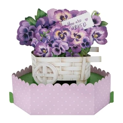 Image of Hallmark Mother&#039;s Day Card 3D Pop Up &#039;Paper Wonder&#039; Floral Design