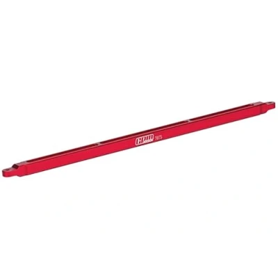 Image of GPM RACING Aluminium 7075 Center Brace Bar For Arrma 1/8 MOJAVE 4X4 4S BLX Desert Truck RTR ARA4404 Upgrade Parts Red