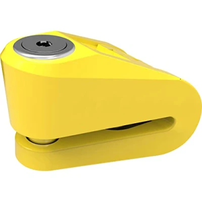 Image of Oxford LK276 Alpha XD14 Motorcycle DISC Lock, Yellow, one Size