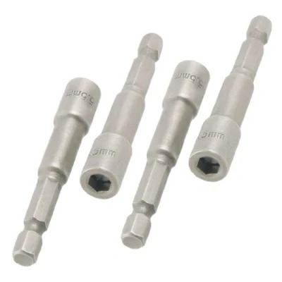 Image of Sourcingmap Magnetic Nut Setters Driver, 5.5mm Hex Socket 65mm Long, 4 Piece