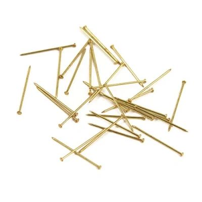 Image of Rayher 2105600 Pins, 18 mm, brass, box 50 g (approx. Pack of 950