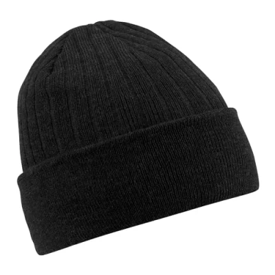 Image of Beechfield Elegant Design Thinsulat Beanie Black